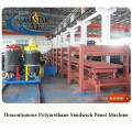 Discontinuous pu sandwich panel production line machine from allstar